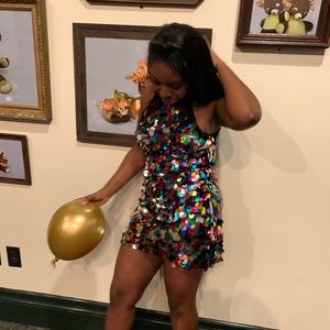 Sequin/ Sparkly Nasty Gal Dress